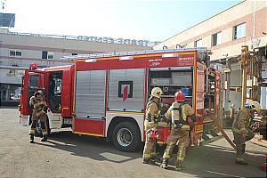 برگزاری مانور امداد و نجات آتش نشانان در منطقه 4 عملیات