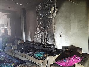 یک منزل مسکونی در شهرک مرتضی گرد دچار آتش سوزی شد